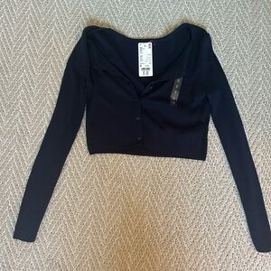 Uniqlo Long Sleeve Cropped Cardigan
